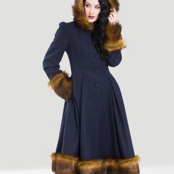 Vintage Navy Isadora Winter Coat 